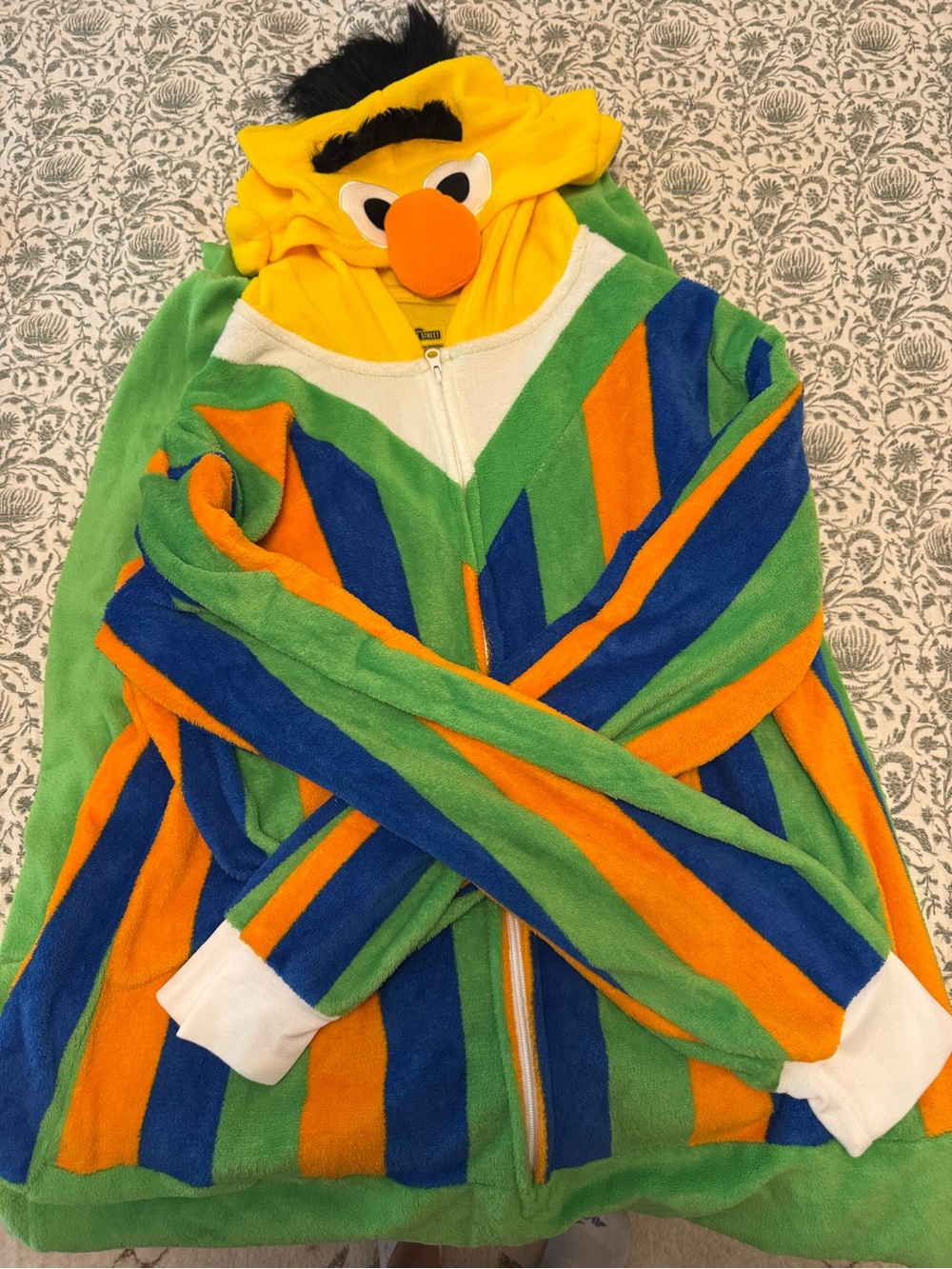 Bert Sesame Street Costume Onsie